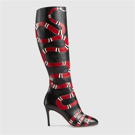 gucci red snake shoes|Gucci snake boots price.